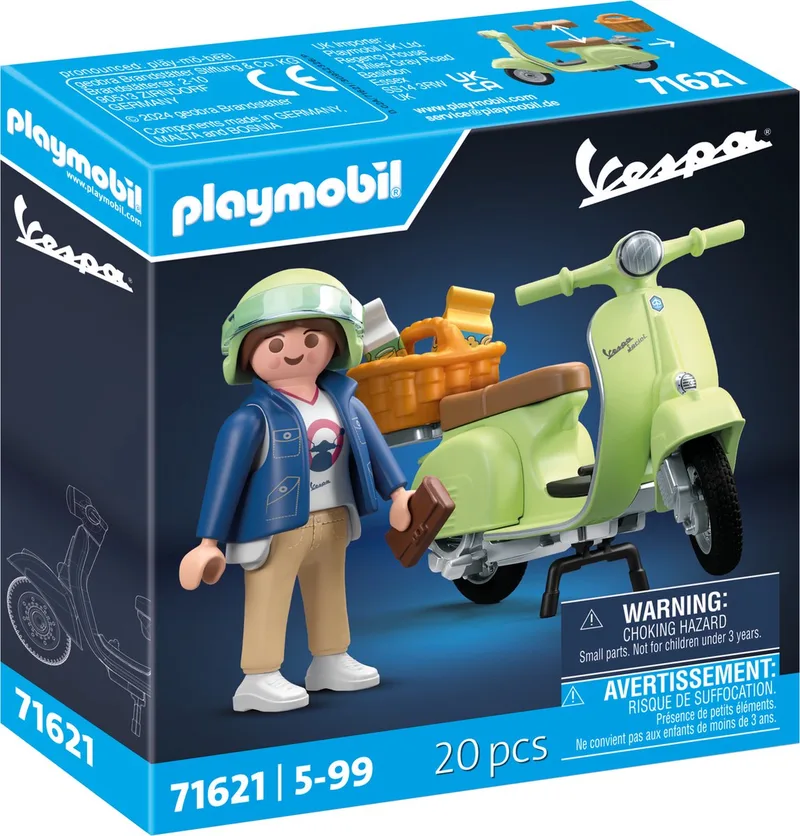 PLAYMOBIL 1969 Vespa 150 Sprint Veloce, lichtgroen - 71621 von Playmobil in Multikleur – Produktfoto