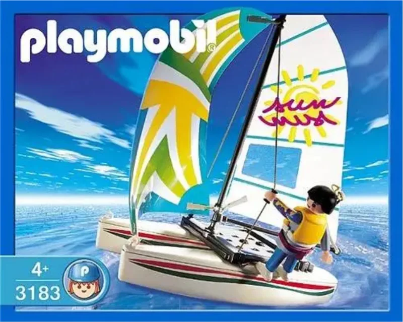 PLAYMOBIL 3183 – Meisje met Catamaran – Speelset von Playmobil in Wit – Produktfoto
