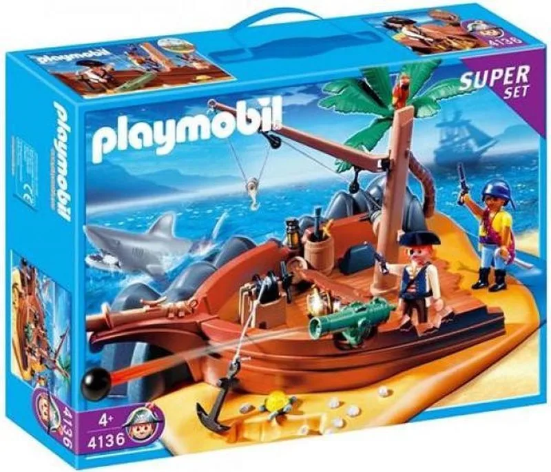 playmobil 4136 Superset Pirateneiland von Playmobil in Bruin – Produktfoto