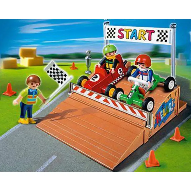 PLAYMOBIL® 4141 Kompaktset Gokart-Rennen de Playmobil – photo du produit