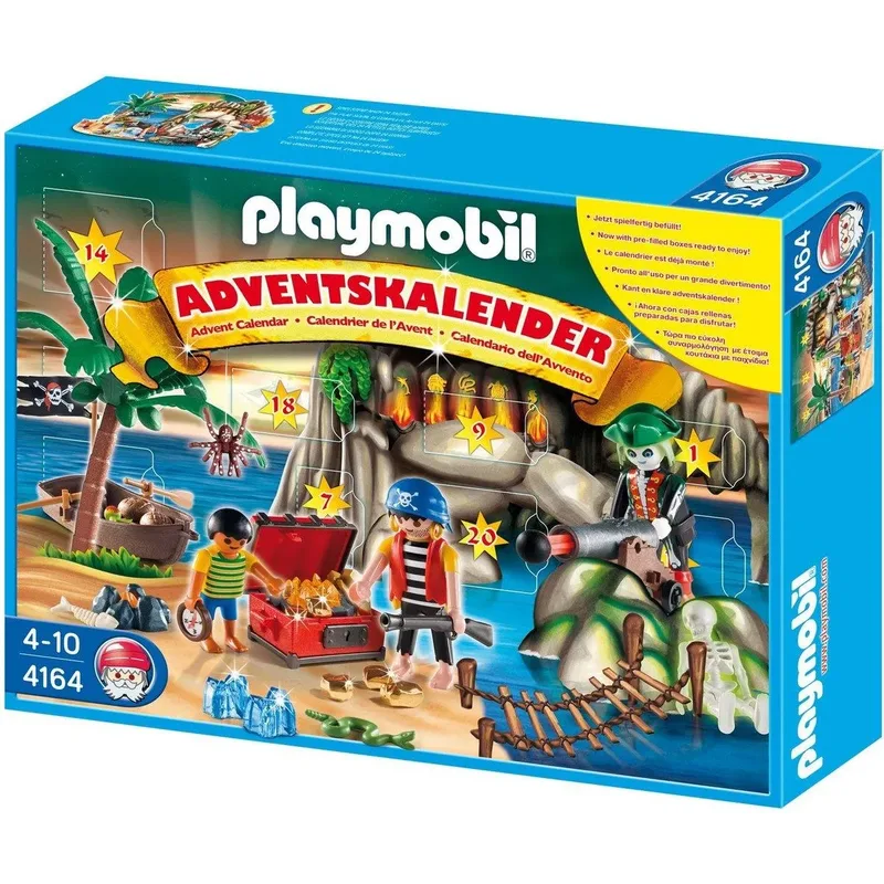 PLAYMOBIL® 4164 - Adventskalender Piraten-Schatzhöhle von Playmobil – Produktfoto