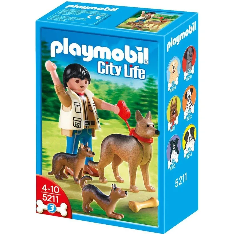 PLAYMOBIL® 5211 City Life 5211 Schäferhündin mit Welpen by Playmobil – product photo