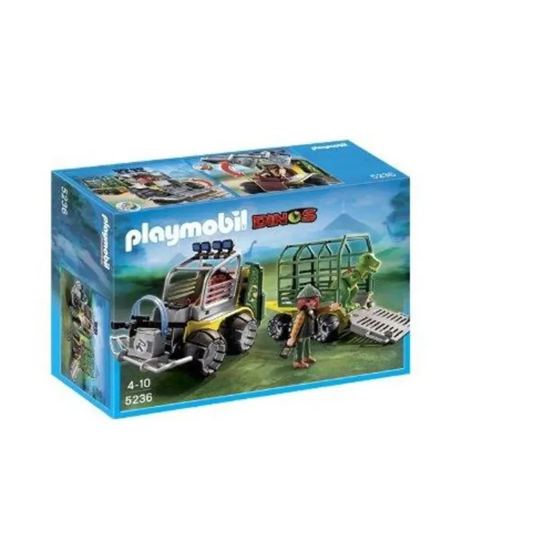 PLAYMOBIL® 5236 Dinos Forscherfahrzeug mit Käfiganh by Playmobil – product photo