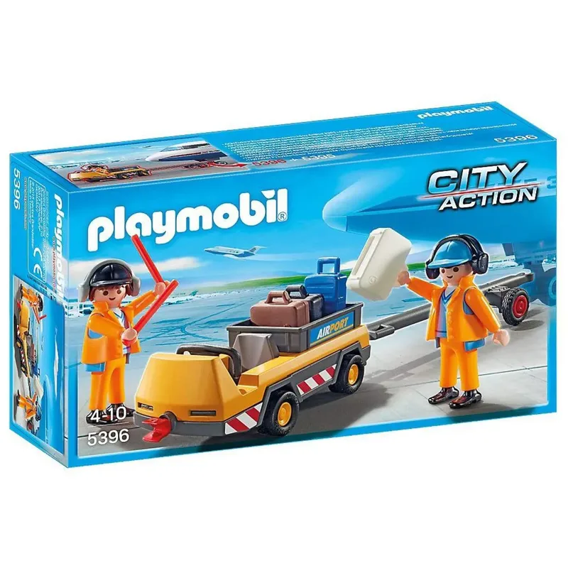 PLAYMOBIL® 5396 Flugzeugschlepper mit Fluglotsen van Playmobil – productfoto