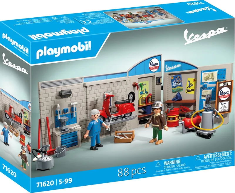 PLAYMOBIL 60s Vespa Garage - 71620 von Playmobil in Multicolor – Produktfoto