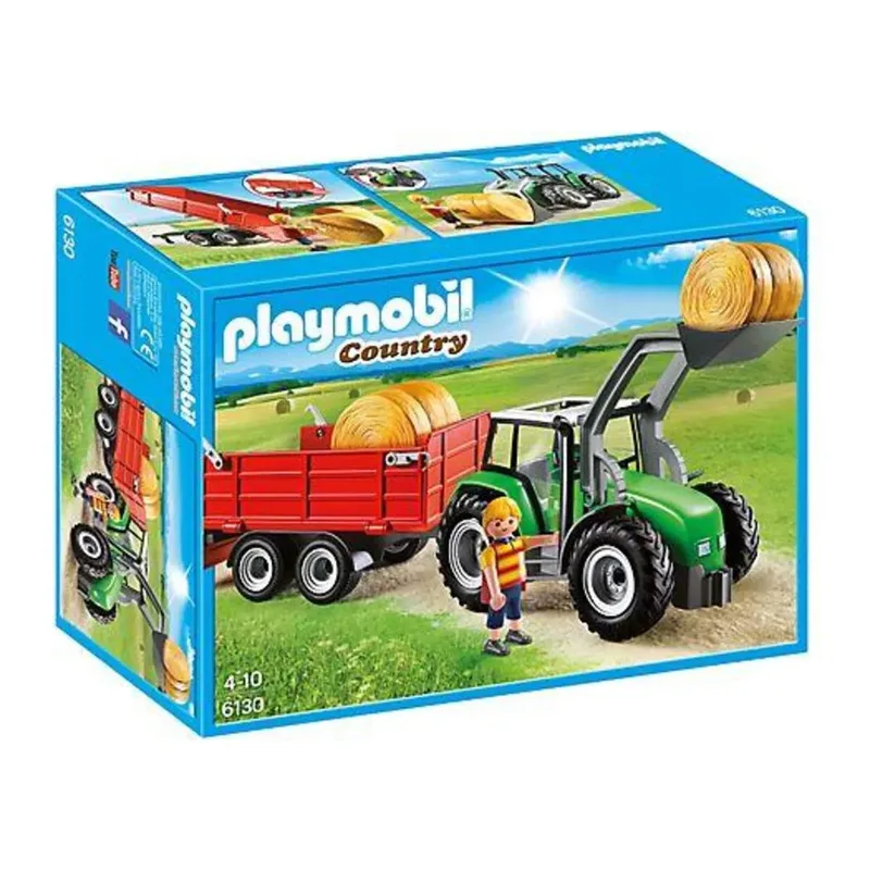 PLAYMOBIL® 6130 Großer Traktor mit Anhänger by Playmobil – product photo