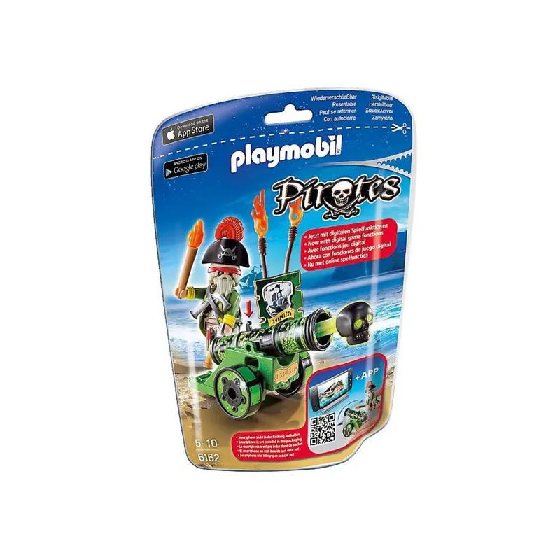PLAYMOBIL® 6162 Grüne App-Kanone mit Piratenkapitän van Playmobil – productfoto