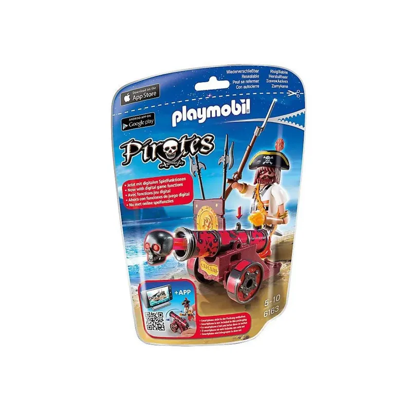 PLAYMOBIL® 6163 Rote App-Kanone mit Freibeuter van Playmobil – productfoto