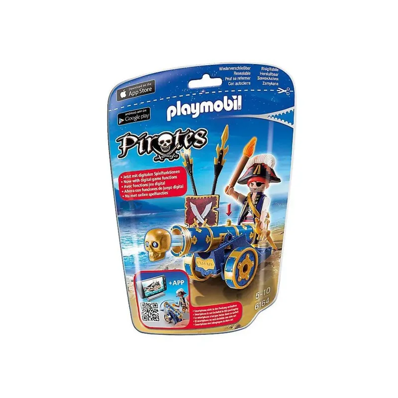 PLAYMOBIL® 6164 Pirates Blaue App-Kanone mit Piraten-Offizier by Playmobil – product photo