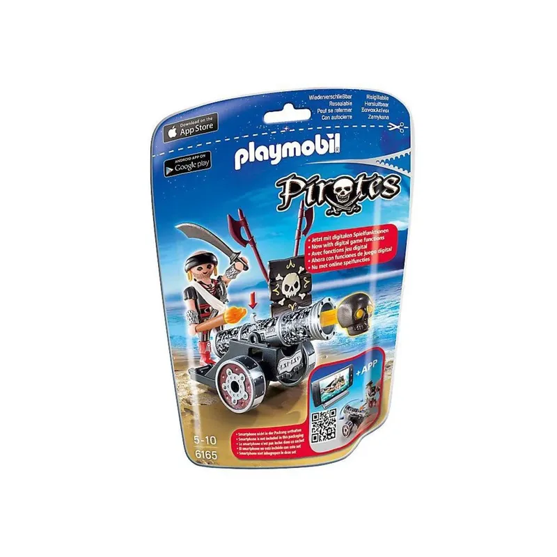 PLAYMOBIL® 6165 Schwarze-App Kanone mit Seeräuber van Playmobil – productfoto