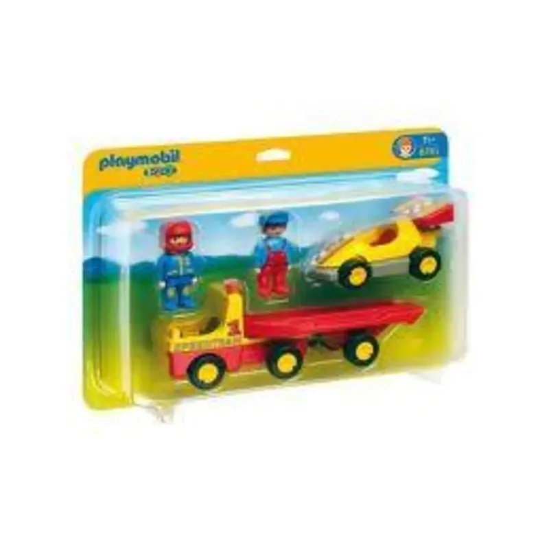 PLAYMOBIL® 6761 Rennauto mit Transporter van Playmobil – productfoto