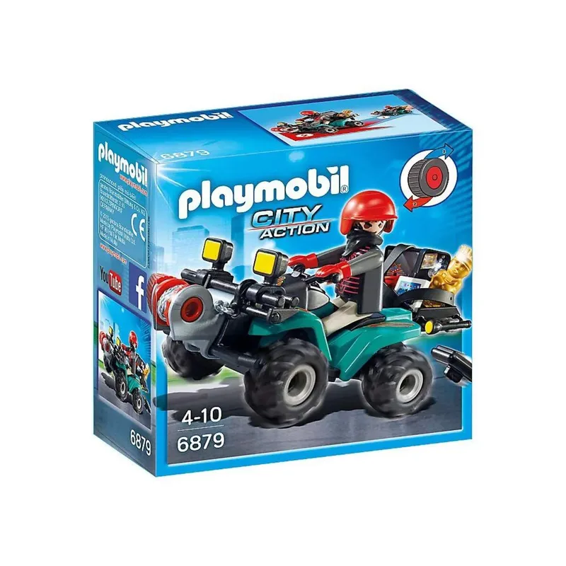 PLAYMOBIL® 6879 City Action Ganoven-Quad mit Seilwinde by Playmobil – product photo