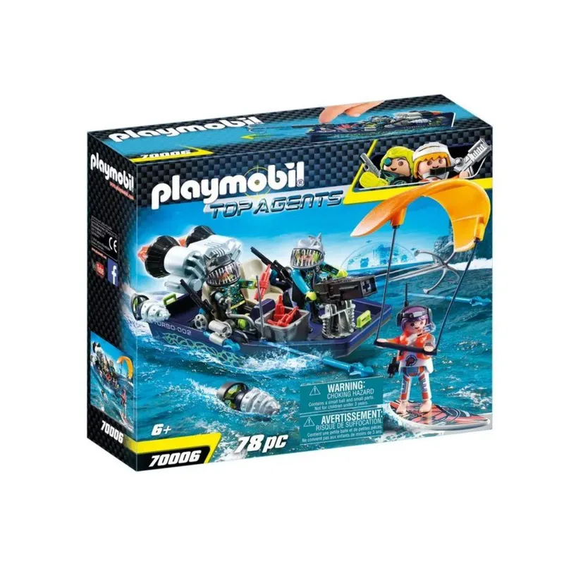 PLAYMOBIL® 70006 Top Agents Team S.H.A.R.K. Harpoon Craft van Playmobil – productfoto