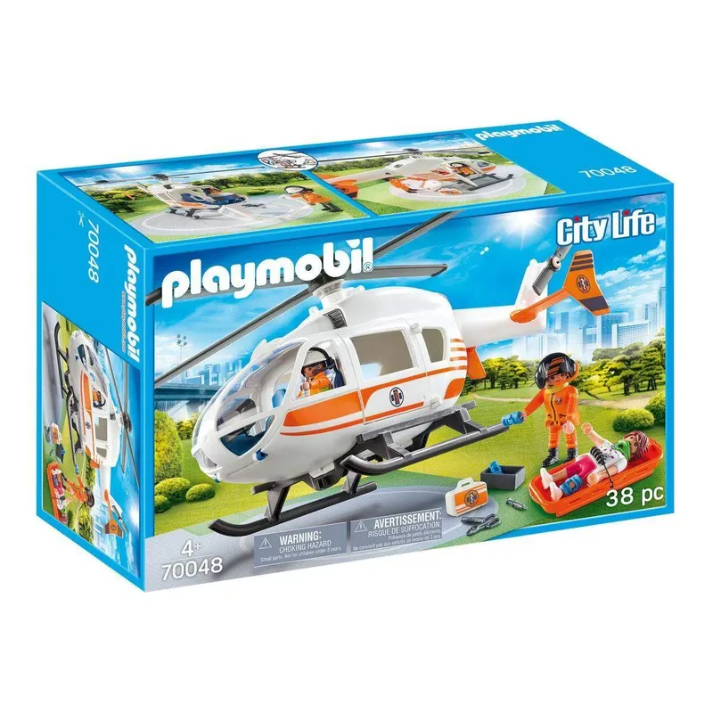 PLAYMOBIL® 70048 City Life Rettungshelikopter van Playmobil – productfoto