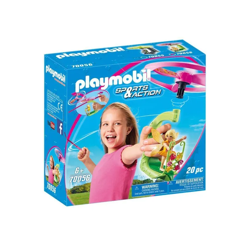 PLAYMOBIL® 70056 Sports & Action Fairy Pull String Flyer, pink by Playmobil – product photo