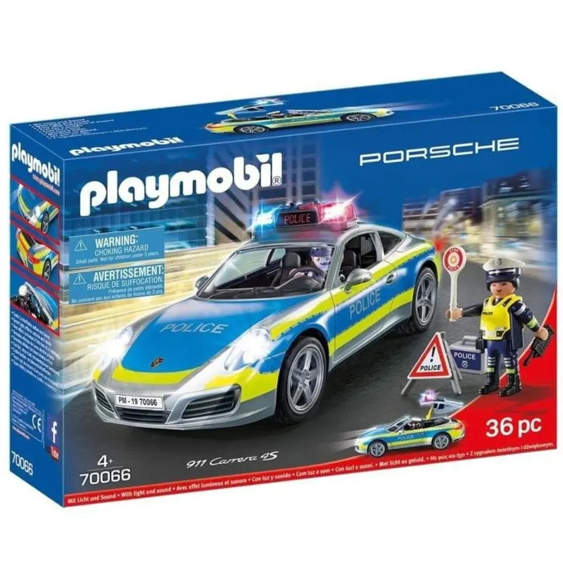 PLAYMOBIL® 70066 City Action Porsche 911 Carrera 4S Police by Playmobil – product photo
