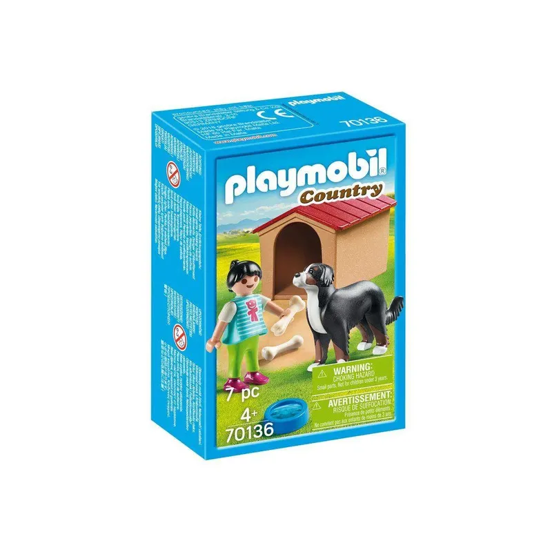 PLAYMOBIL® 70136 Country Hofhund mit Hütte by Playmobil – product photo