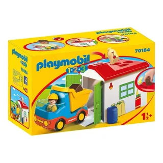 PLAYMOBIL® 70184 1.2.3 LKW mit Sortiergarage fra Playmobil – produktbillede 1 af 2