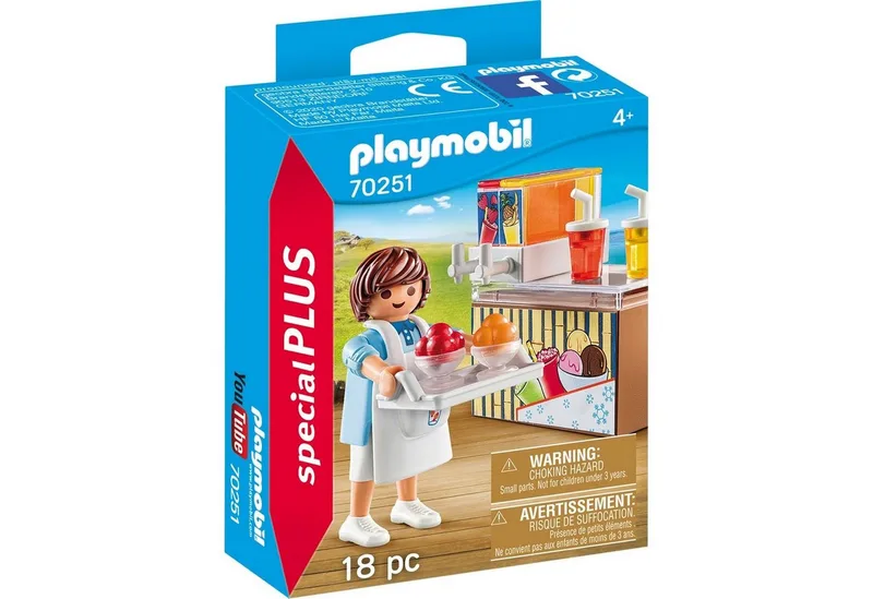 Playmobil® 70251 Slush-Ice Verkäufer Konstruktions-Spielset von Playmobil – Produktfoto