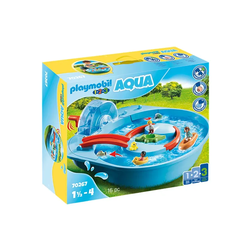 PLAYMOBIL® 70267 1.2.3 Aqua Fröhliche Wasserbahn Bestseller by Playmobil – product photo