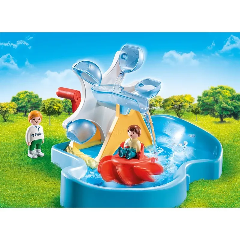 PLAYMOBIL® 70268 1.2.3 Aqua Wasserrad mit Karussell de Playmobil – photo du produit 3 sur 4