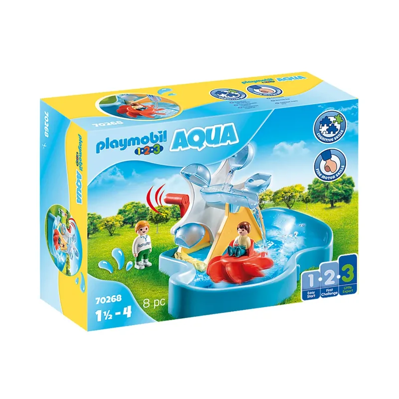 PLAYMOBIL® 70268 1.2.3 Aqua Wasserrad mit Karussell van Playmobil – productfoto
