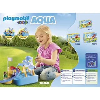 PLAYMOBIL® 70268 1.2.3 Aqua Wasserrad mit Karussell de Playmobil – photo du produit 4 sur 4