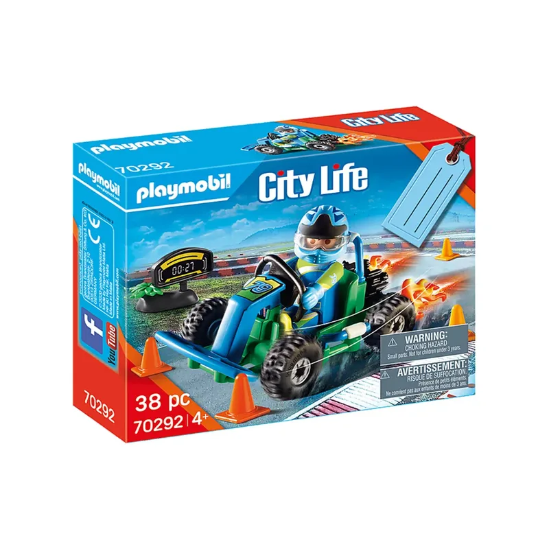 PLAYMOBIL® 70292 City Life Geschenkset Go Kart-Rennen by Playmobil – product photo