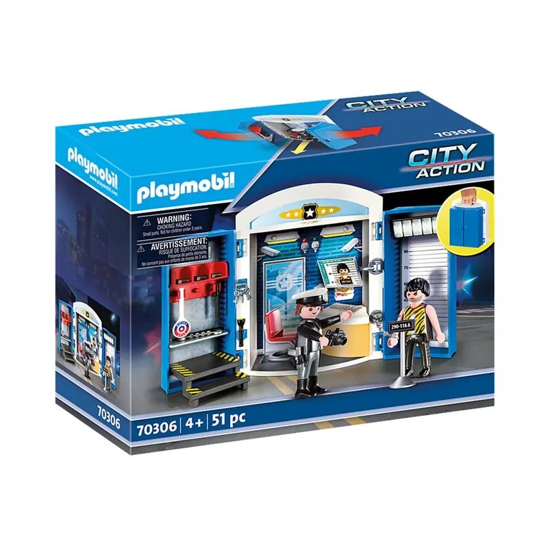 PLAYMOBIL® 70306 City Action Spielbox In der Polizeistation by Playmobil – product photo