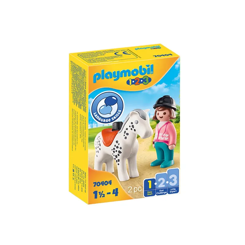 PLAYMOBIL® 70404 1.2.3 Reiterin mit Pferd by Playmobil – product photo