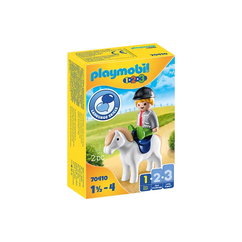PLAYMOBIL® 70410 1.2.3 Junge mit Pony by Playmobil – product photo