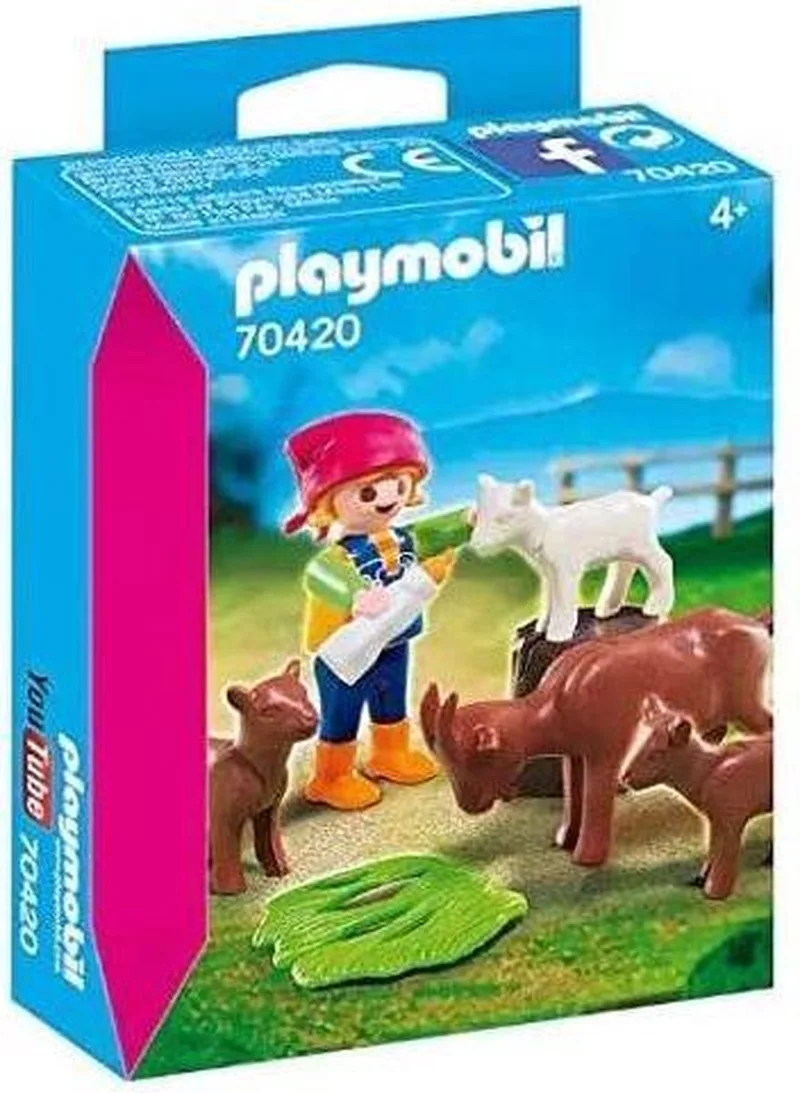 Playmobil 70420 - Meisje met geitjes by Playmobil in Multicolour – product photo