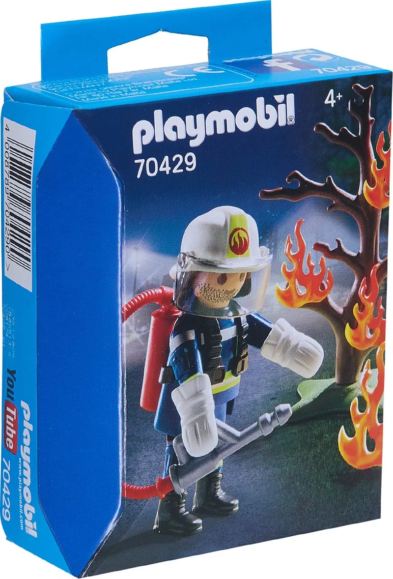 Playmobil 70429 - Brandweerman- Speelgoed - Speeltjes- Schoencadeau- Sinterklaas -Kerst- Brandweer- Cadeau Tip! van Playmobil in Multi – productfoto