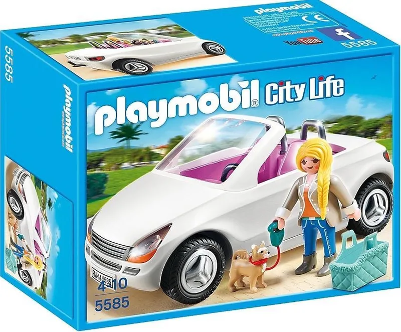 Playmobil 70494 / 5585 Witte Cabrio von Playmobil in Wit – Produktfoto
