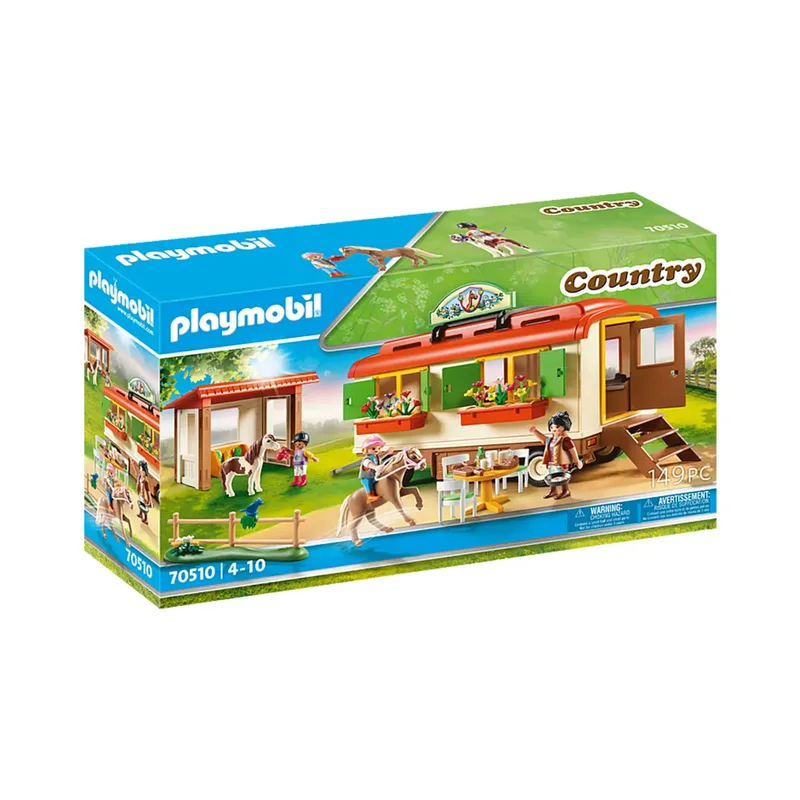 PLAYMOBIL® 70510 Ponycamp-Übernachtungswagen van Playmobil – productfoto
