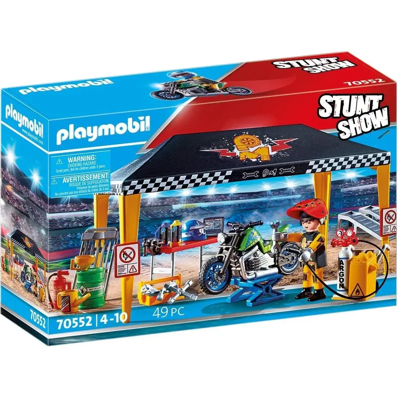PLAYMOBIL® 70552 Stuntshow Stuntshow Werkstattzelt by Playmobil – product photo