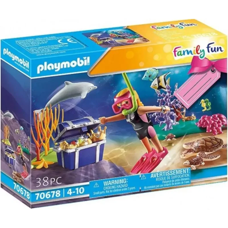 PLAYMOBIL® 70678 Family Fun Geschenkset Schatztaucherin by Playmobil – product photo