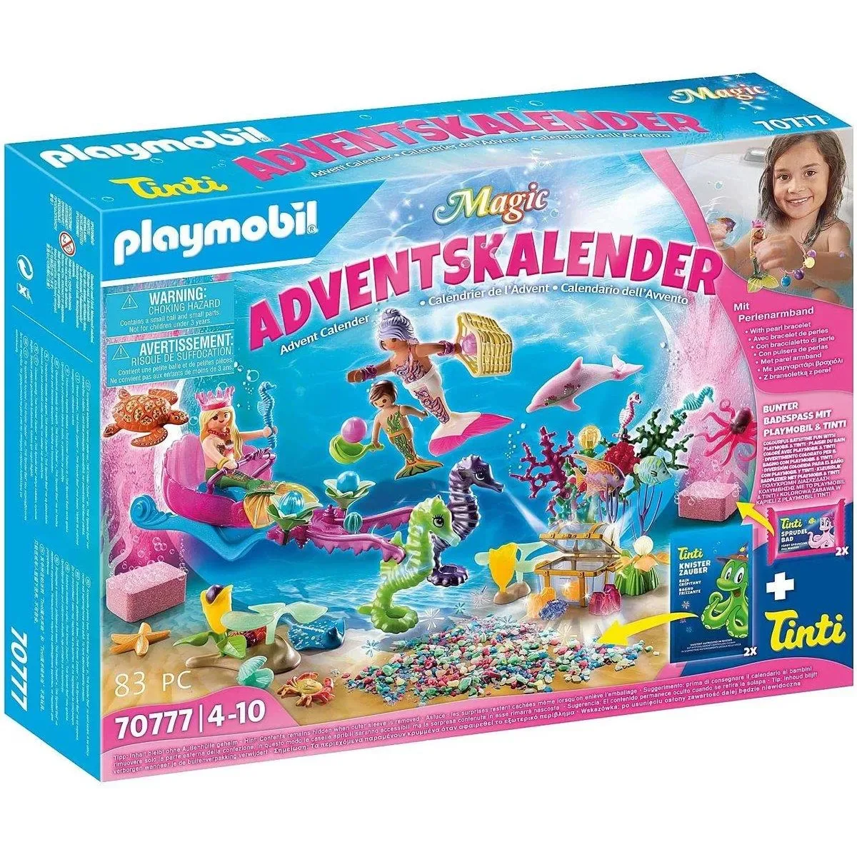 PLAYMOBIL® 70777 Adventskalender "Badespaß Meerjungfrauen" de Playmobil – photo du produit