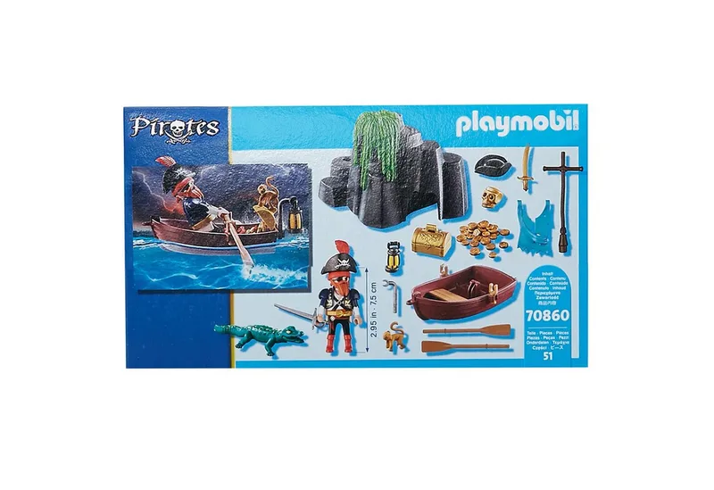 Playmobil® 70860 Piraten Schatzversteck Konstruktions-Spielset de Playmobil – photo du produit 3 sur 3
