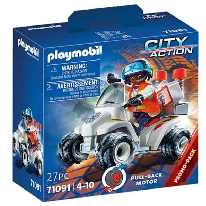 PLAYMOBIL® 71091 City Action Rettungs-Speed Quad by Playmobil – product photo