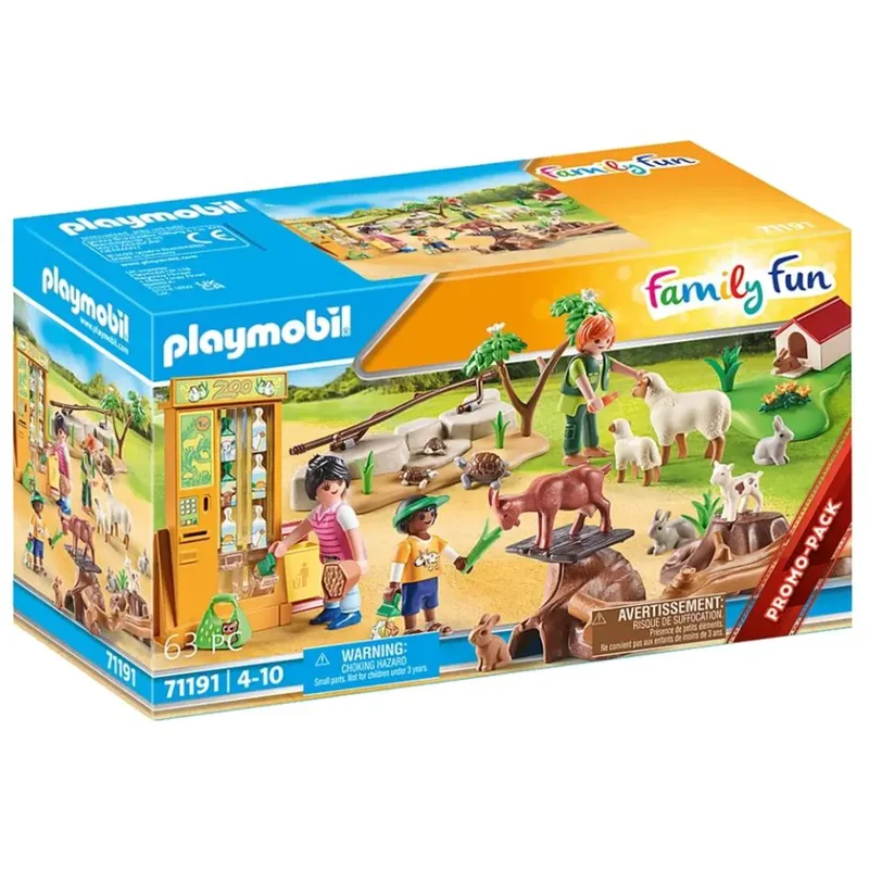 PLAYMOBIL® 71191 Family Fun: Erlebnis-Streichelzoo van Playmobil – productfoto