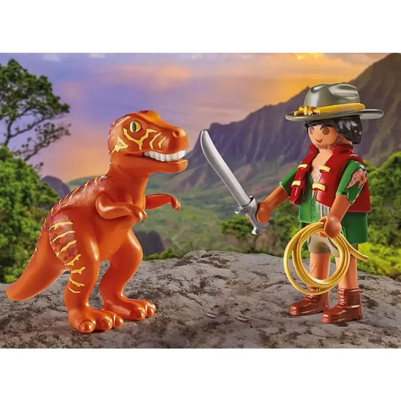 PLAYMOBIL® 71206 Abenteurer mit T-Rex von Playmobil – Produktfoto