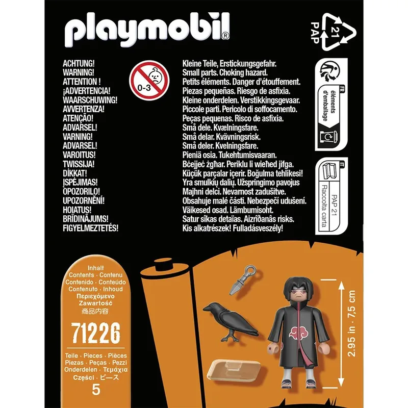 PLAYMOBIL® 71226 Naruto Shippuden - Itachi Akatsuki de Playmobil – photo du produit 4 sur 5