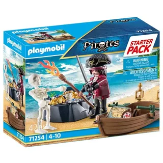 PLAYMOBIL® 71254 Starter Pack Pirat mit Ruderboot fra Playmobil – produktbillede 1 af 2