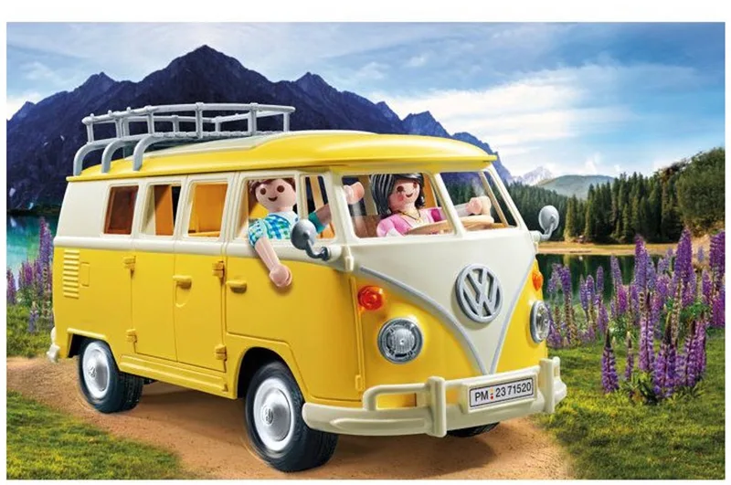 PLAYMOBIL 71520 – Volkswagen T1 Combi – Classic car – 77-delig by Playmobil in Geel – product photo