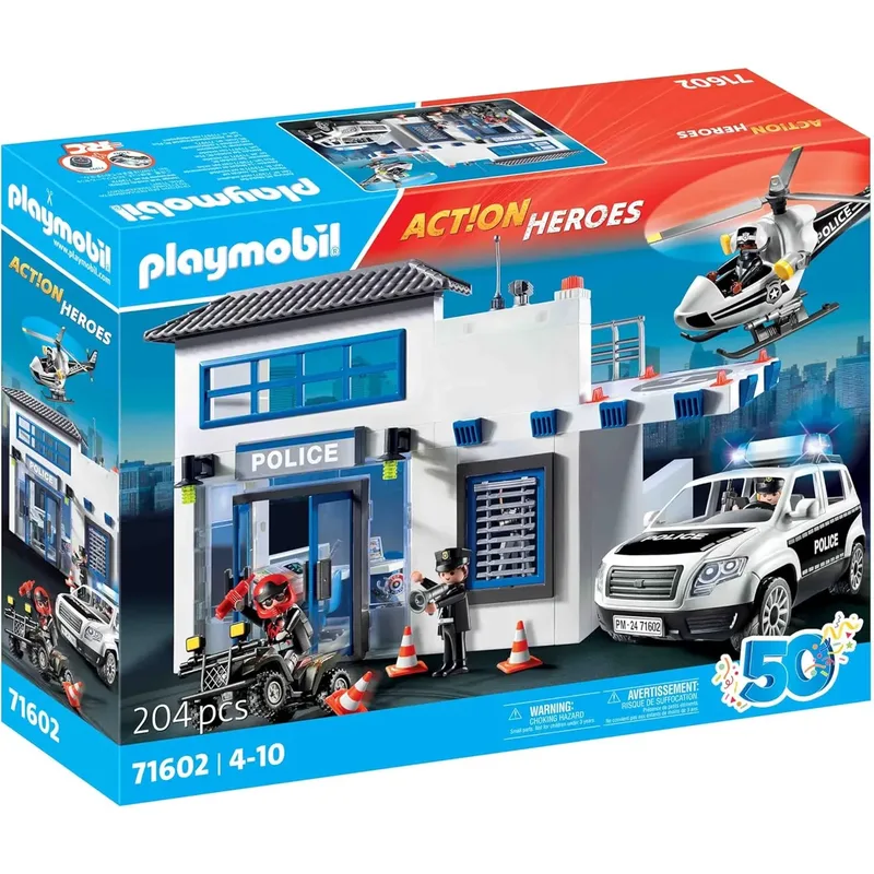 PLAYMOBIL® 71602 Action Heroes - Polizeistation (50 Jahre PLAYMOBIL® ®) by Playmobil – product photo