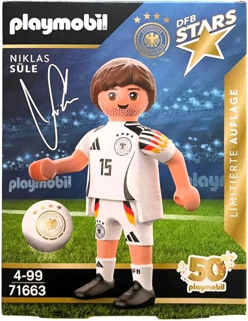 playmobil 71663 duitse voetballer dfb stars Niklas Sule von Playmobil in Wit – Produktfoto