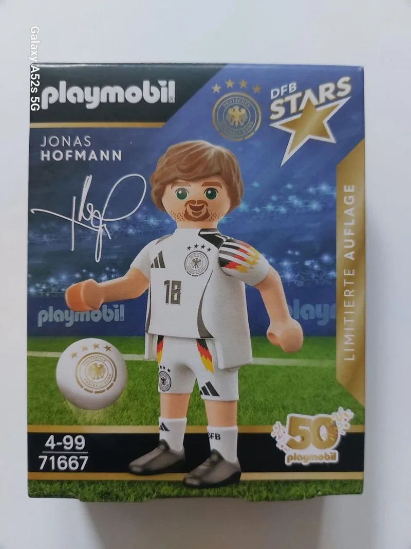 playmobil 71667 duitse voetballer dfb stars Jonas Hofmann von Playmobil in Wit – Produktfoto