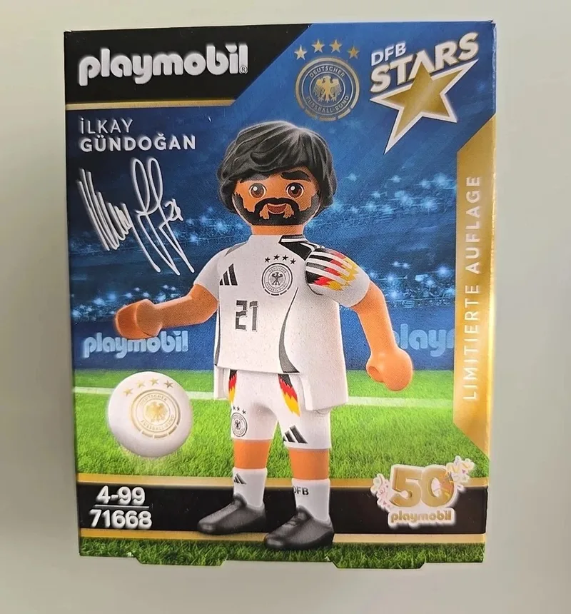 playmobil 71668 duitse voetballer dfb stars ilkay gündogan von Playmobil in Wit – Produktfoto