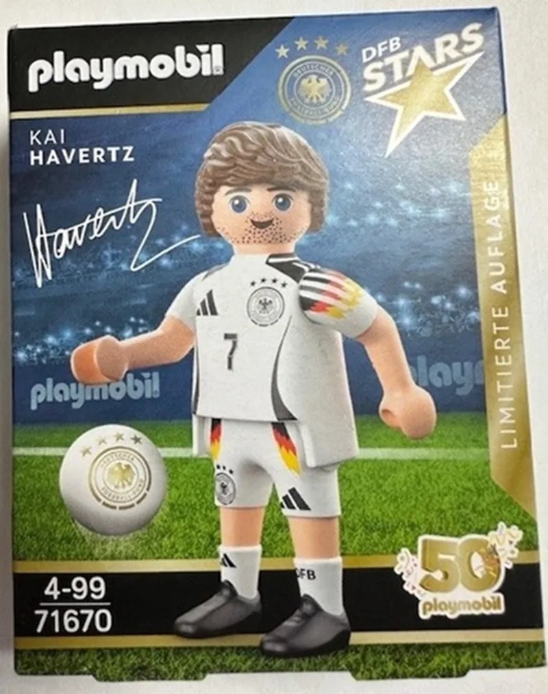 playmobil 71670 duitse voetballer dfb stars kai havertz von Playmobil in Wit – Produktfoto